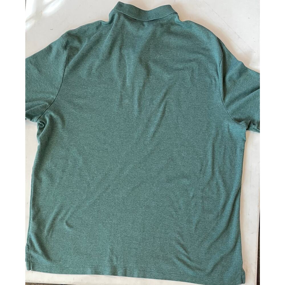 POLO Ralph Lauren Mens Polo Shirt XXL Sage Green Purple Pony Logo 100% Cotton - Picture 7 of 10